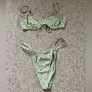 Pacsun floral bikini